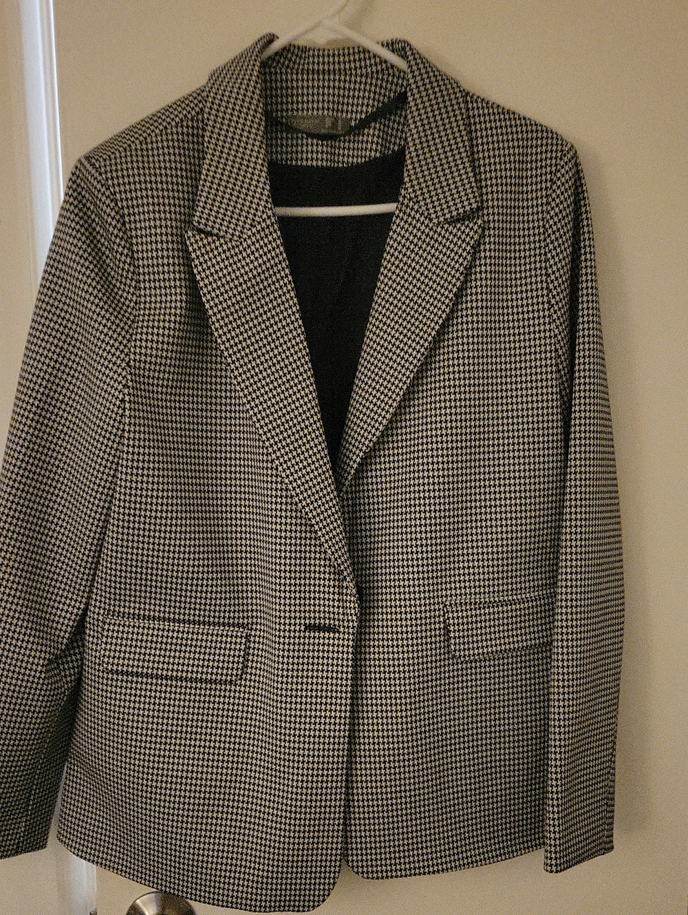 Primark Black & White Houndstooth Blazer